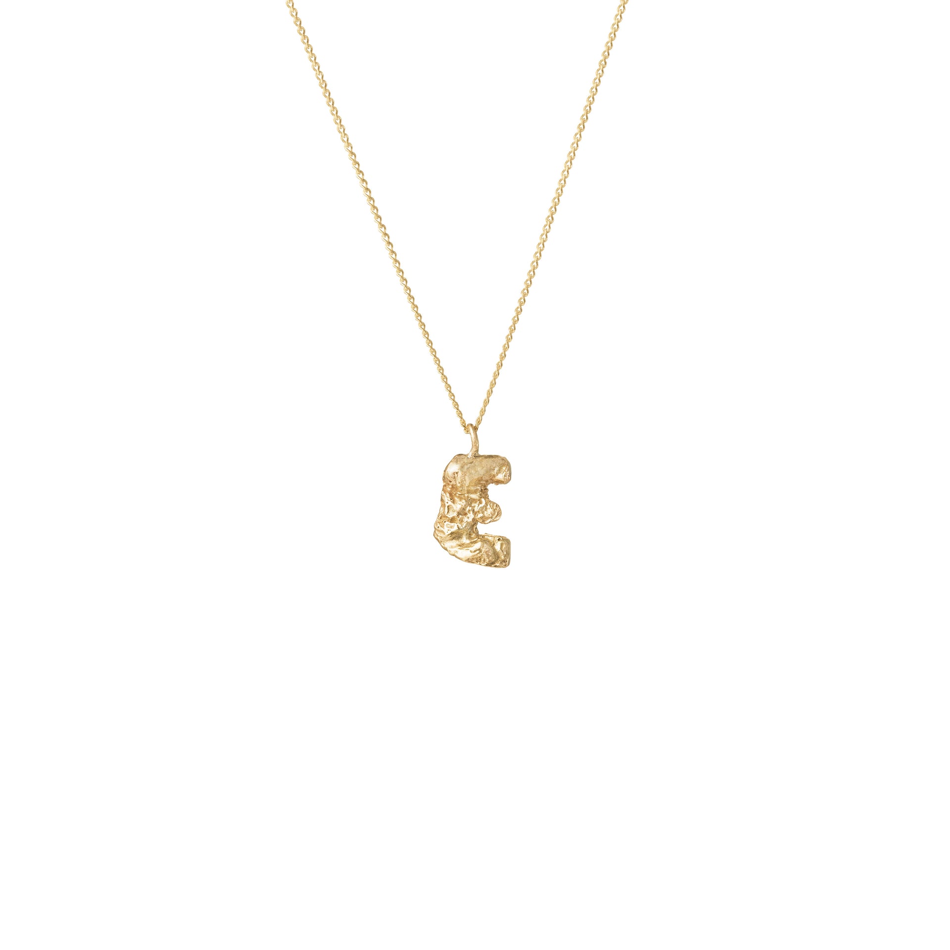 E Mini Alphabet Necklace