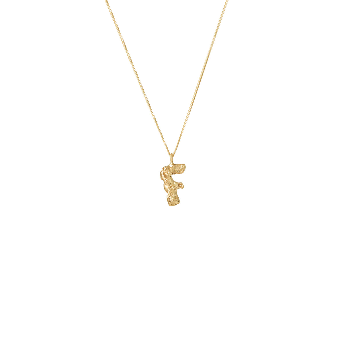 F Mini Alphabet Necklace
