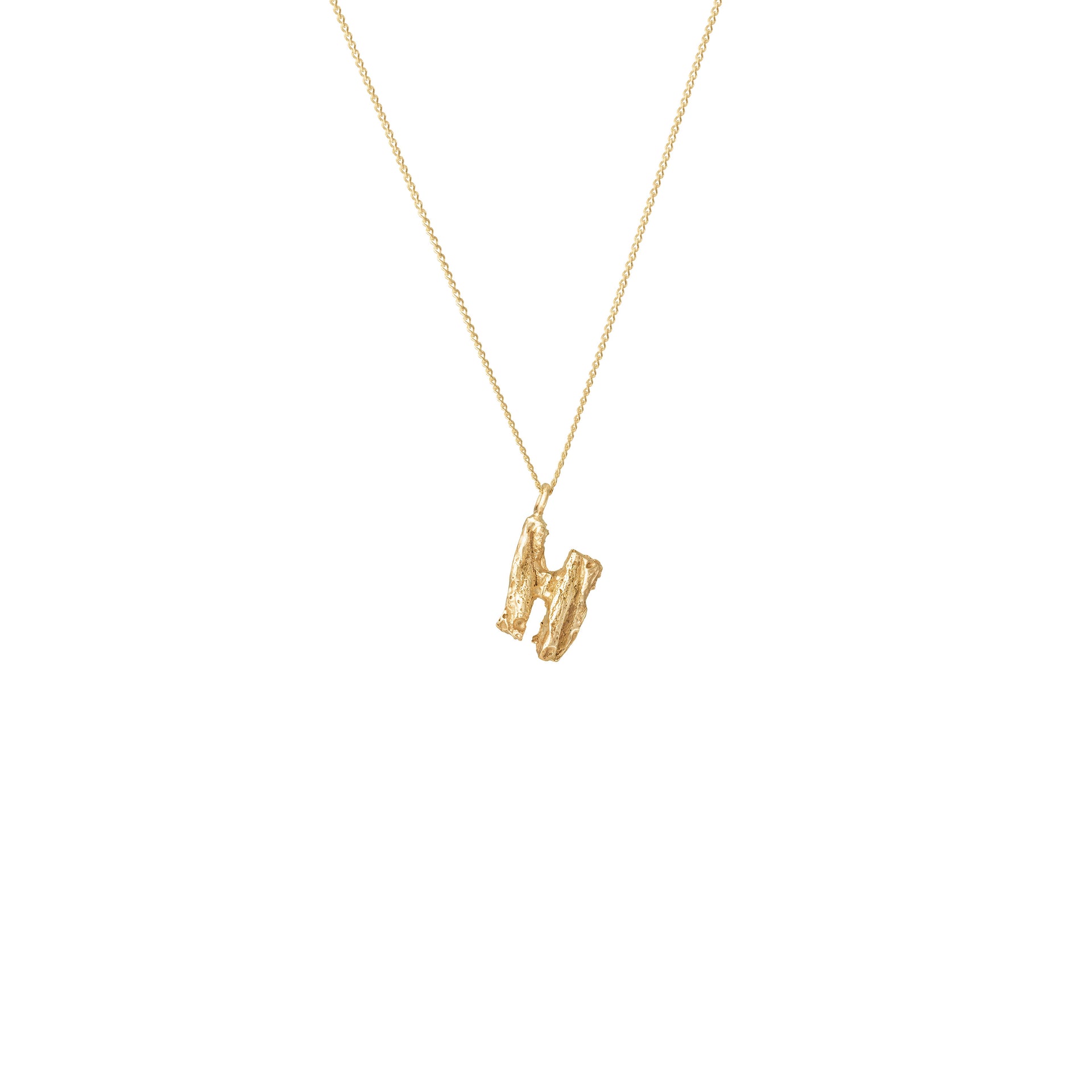 H Mini Alphabet Necklace