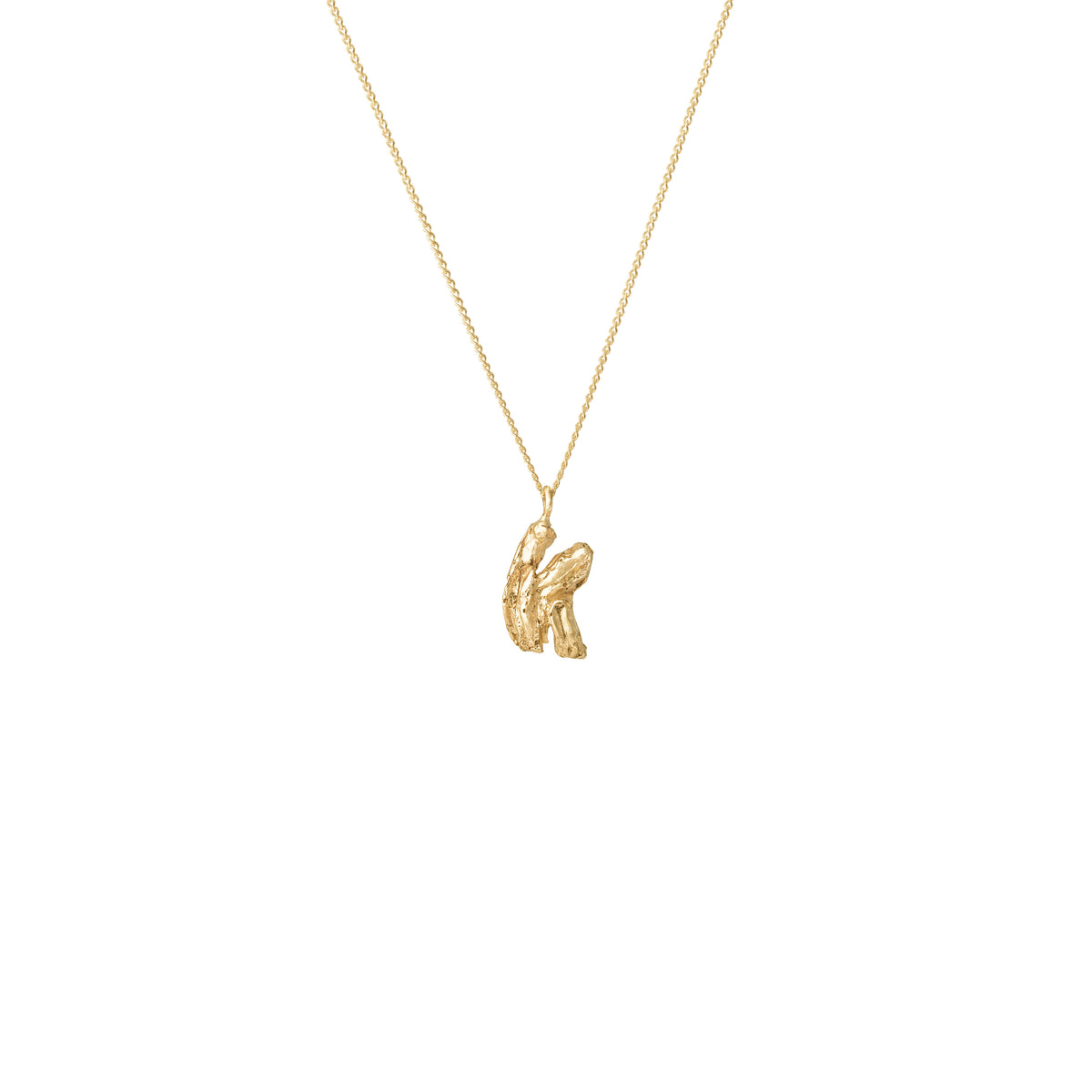 K Mini Alphabet Necklace