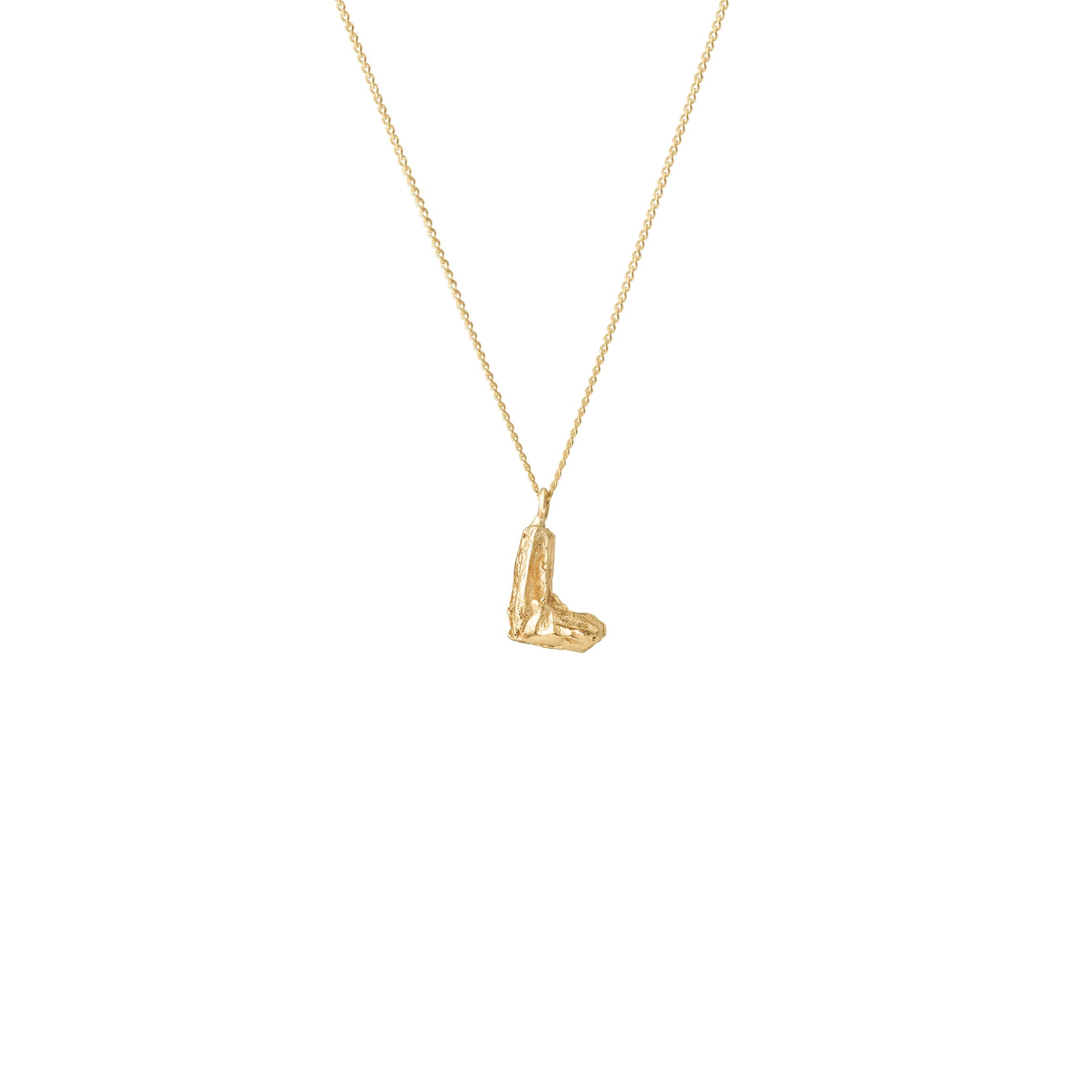 L Mini Alphabet Necklace