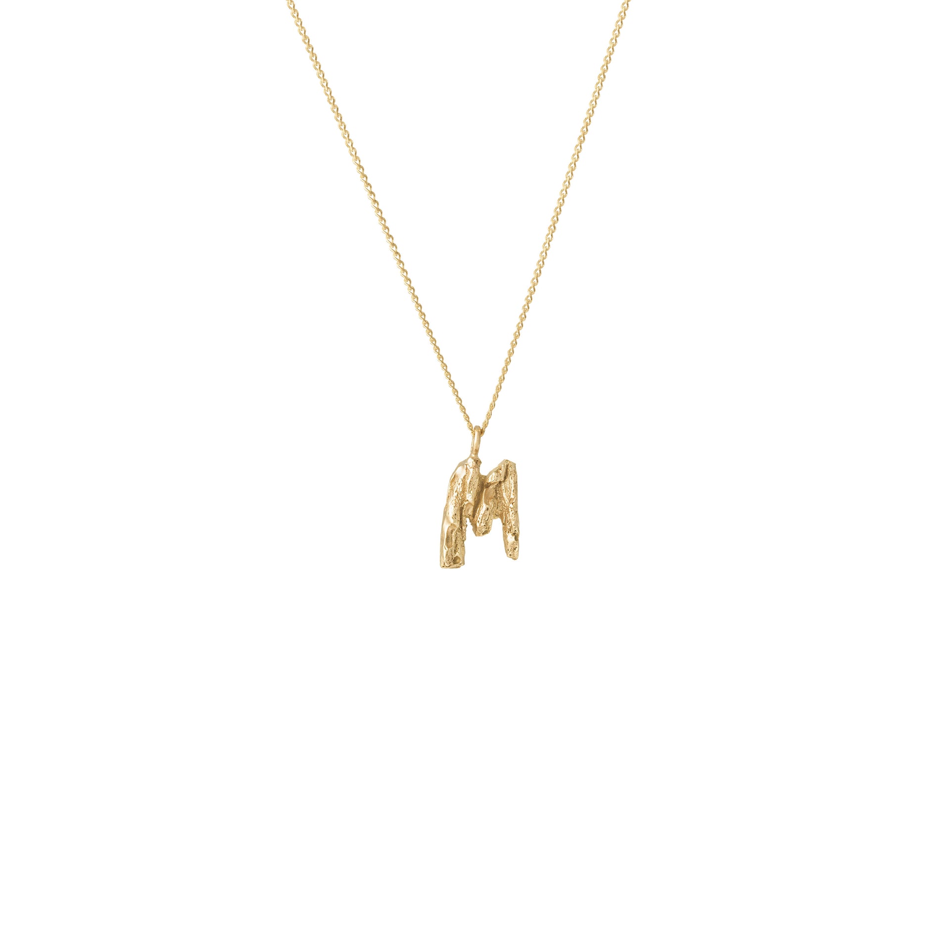 M Mini Alphabet Necklace
