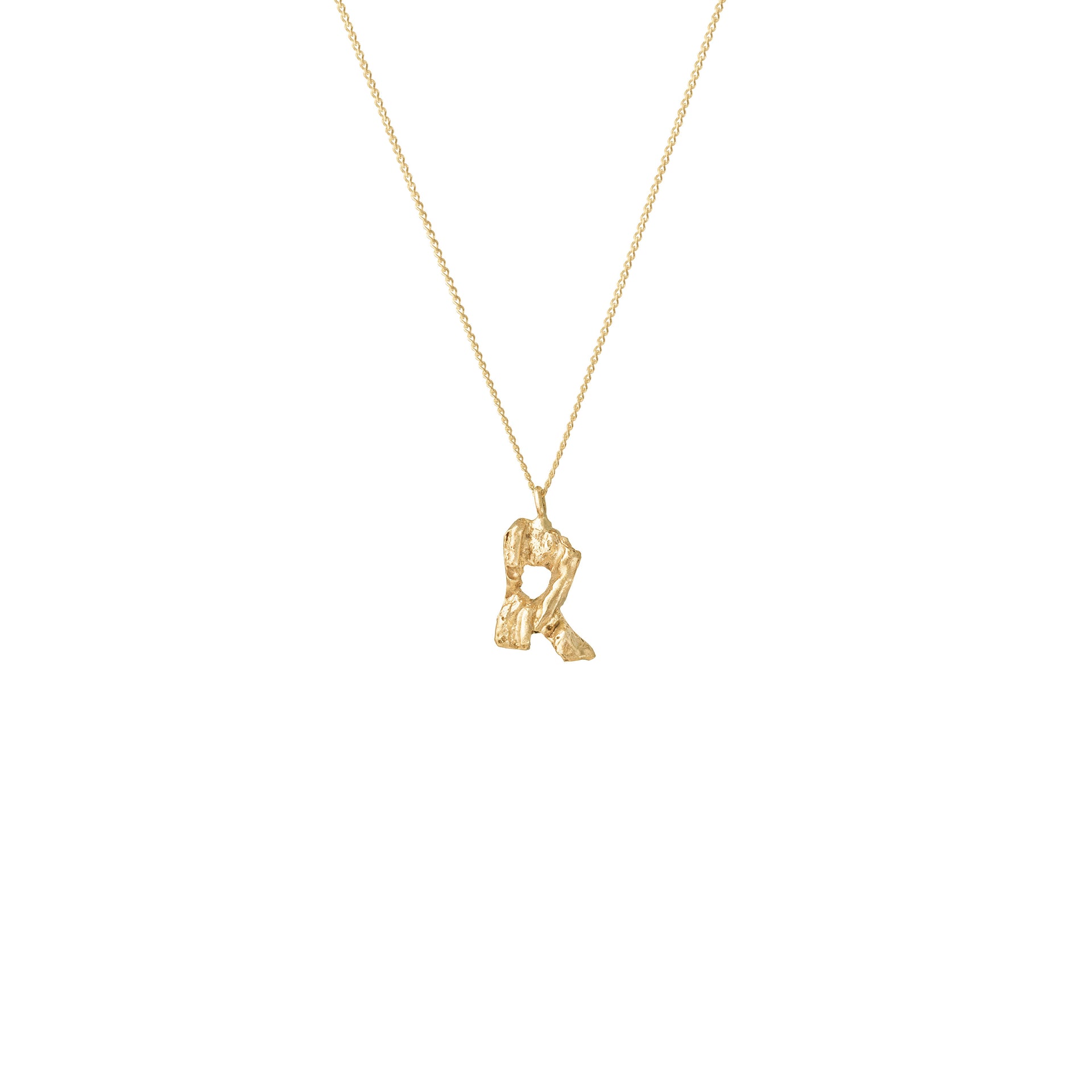 R Mini Alphabet Necklace