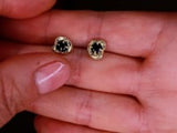 Nima Sapphire Recycled Gold Earrings