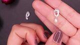 Dio Recycled Silver Earrings