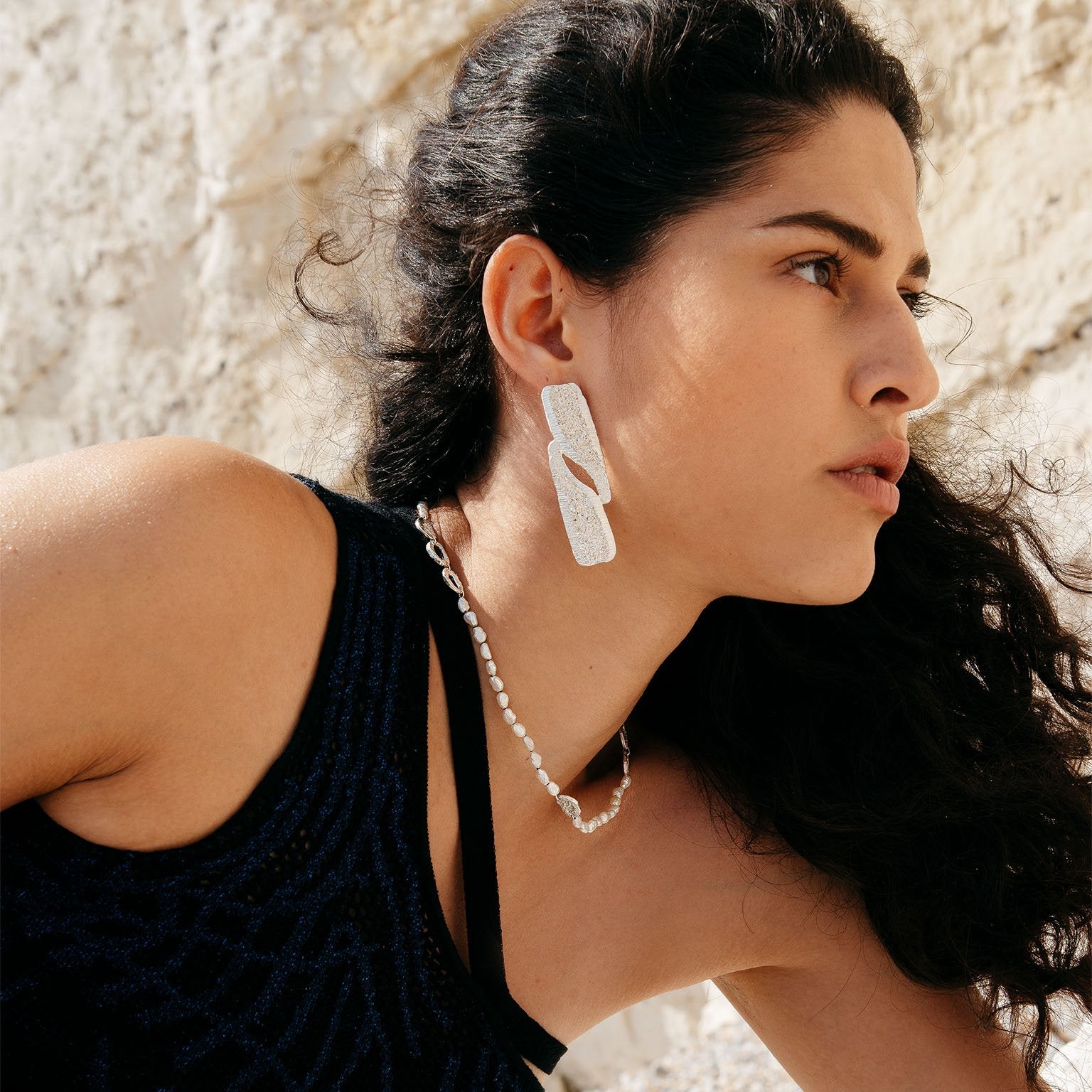 Siro Recycled Silver Earrings