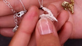 N Alphabet Recycled Silver Necklace