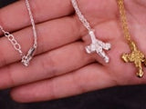 X Alphabet Recycled Silver Necklace