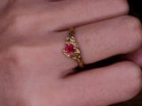 Ati Ruby Recycled Silver Ring