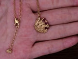 Shinzo Ruby Recycled Silver Necklace