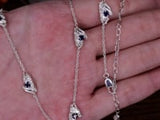 Ziyo Sapphire Argenti Recycled Silver Necklace
