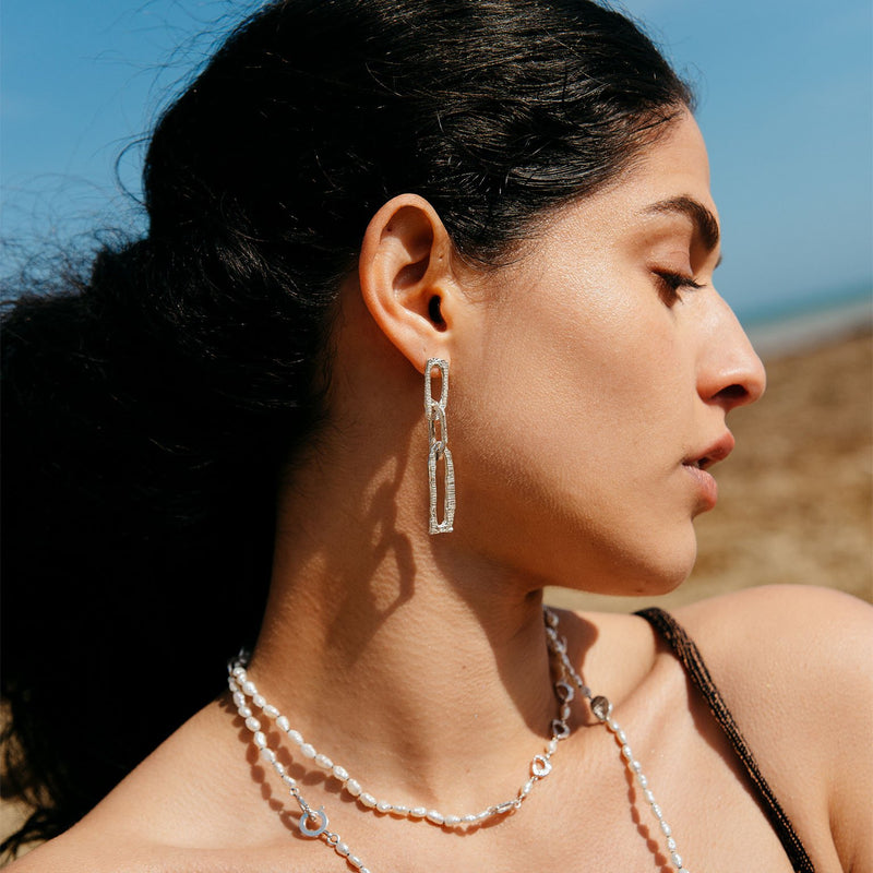Leucia Recycled Silver Necklace