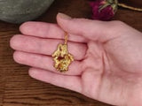 Monkey Chinese Zodiac Recycled Silver Necklace