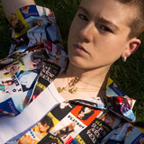 N Alphabet Recycled Silver Necklace