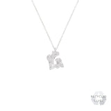 G Alphabet Recycled Silver Necklace