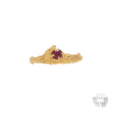 Ati Ruby Recycled Silver Ring