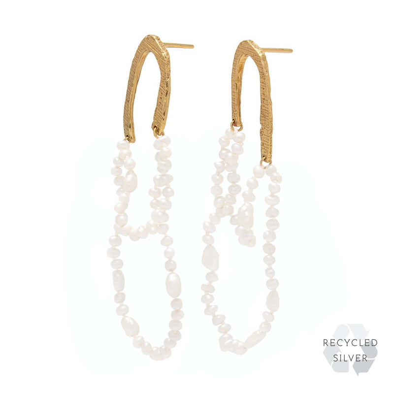 Larissa Recycled  Silver Earrings