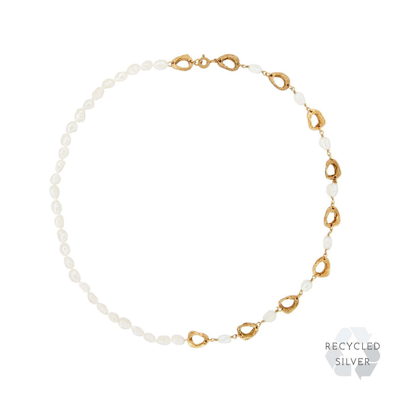 Leucia Aurum Recycled Silver Necklace
