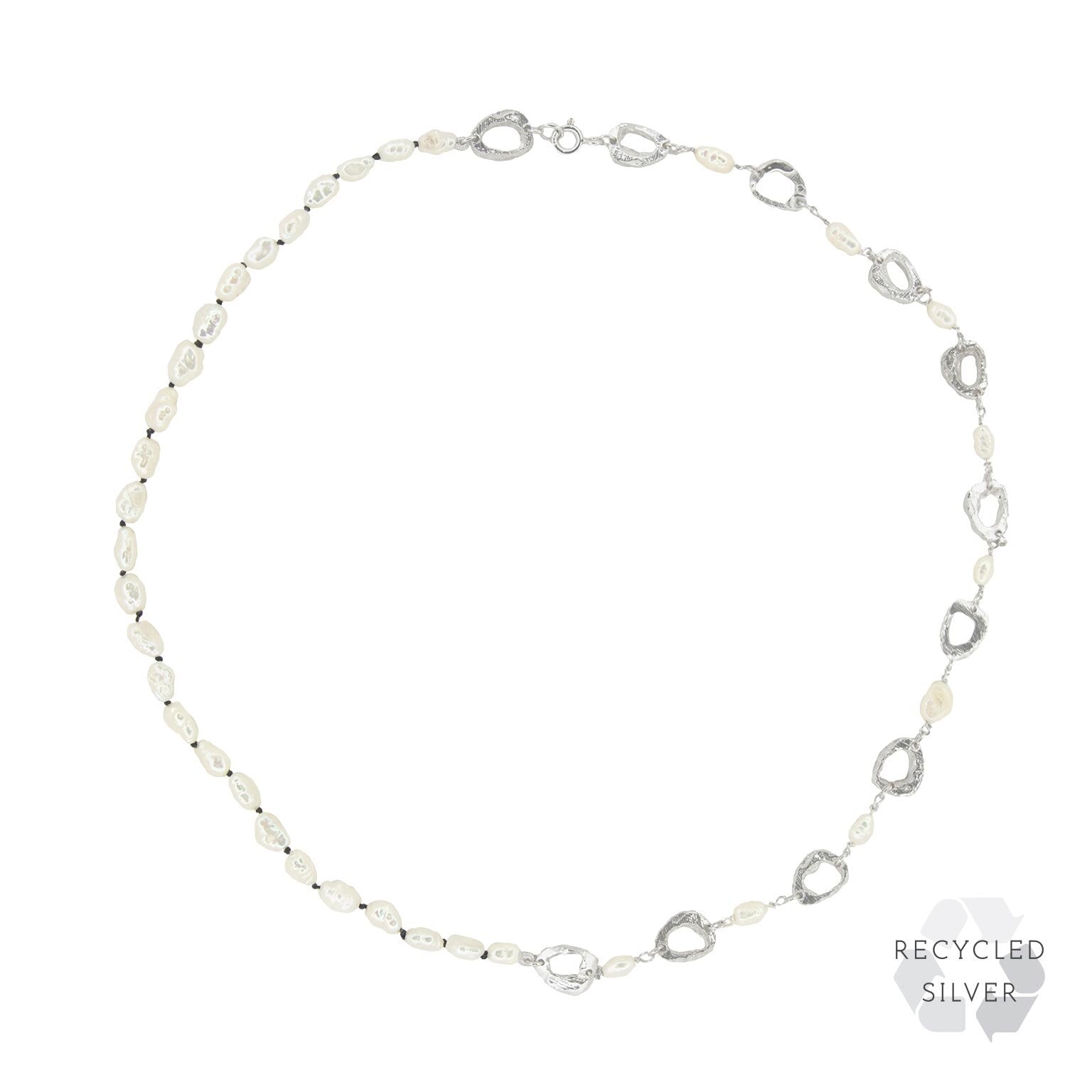 Leucia Recycled Silver Necklace
