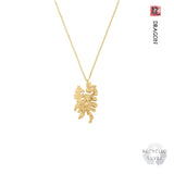 Dragon Chinese Zodiac Recycled Silver Necklace