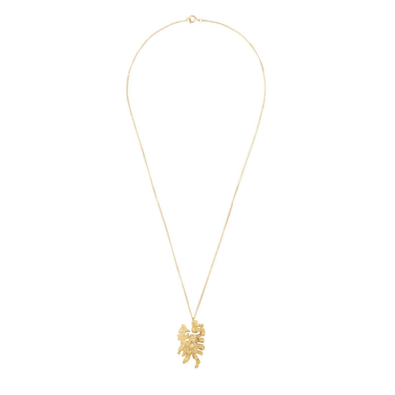 Dragon Chinese Zodiac Recycled Silver Necklace