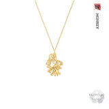 Monkey Chinese Zodiac Recycled Silver Necklace