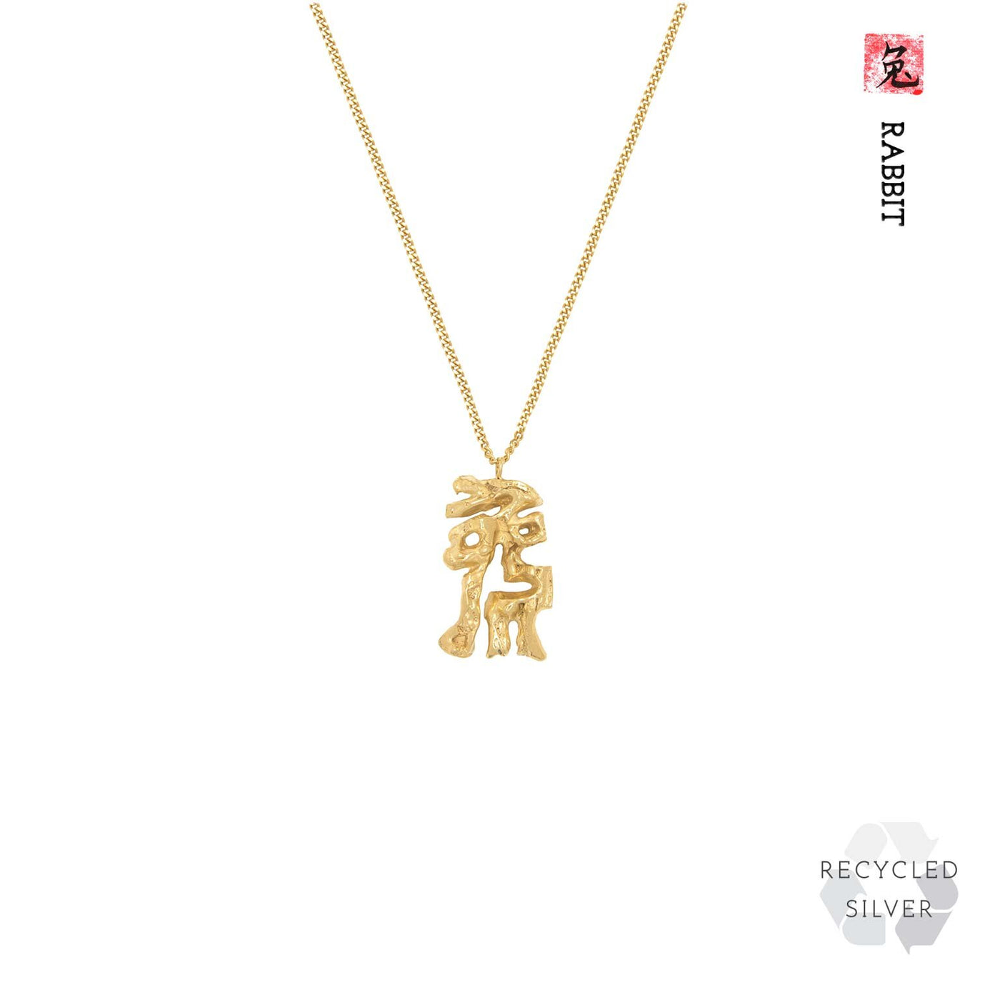 Rabbit Chinese Zodiac Necklace Loveness Lee