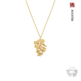 Rooster Chinese Zodiac Recycled Silver Necklace