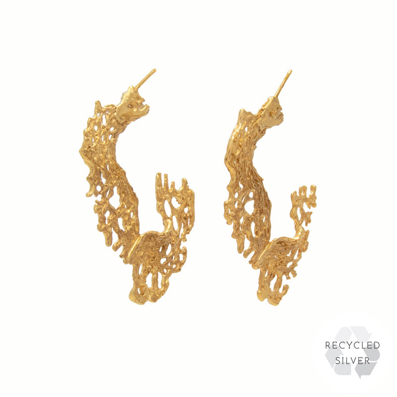 Chollas Recycled Silver Earrings