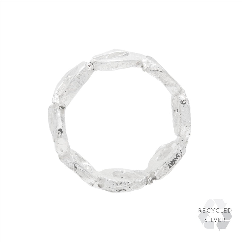Melia Recycled Silver Ring