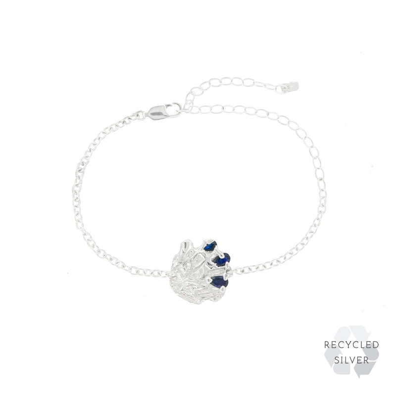 Okan Sapphire Argenti Recycled Silver Bracelet