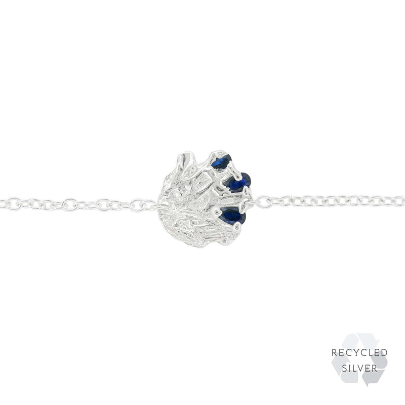 Okan Sapphire Argenti Recycled Silver Bracelet