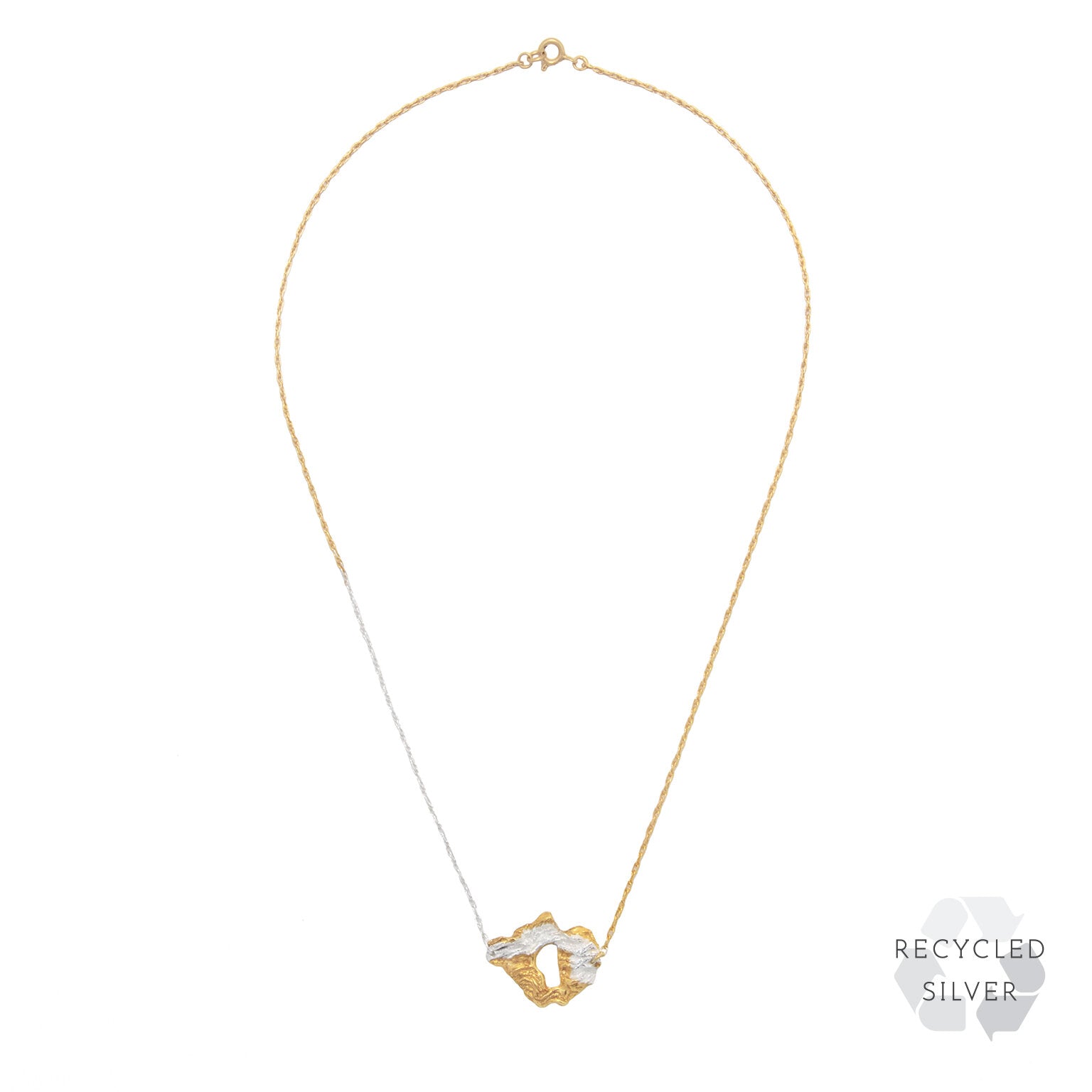 Fleur Recycled Silver Necklace