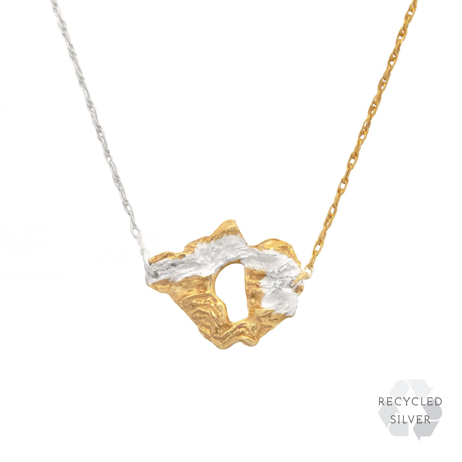 Fleur Recycled Silver Necklace