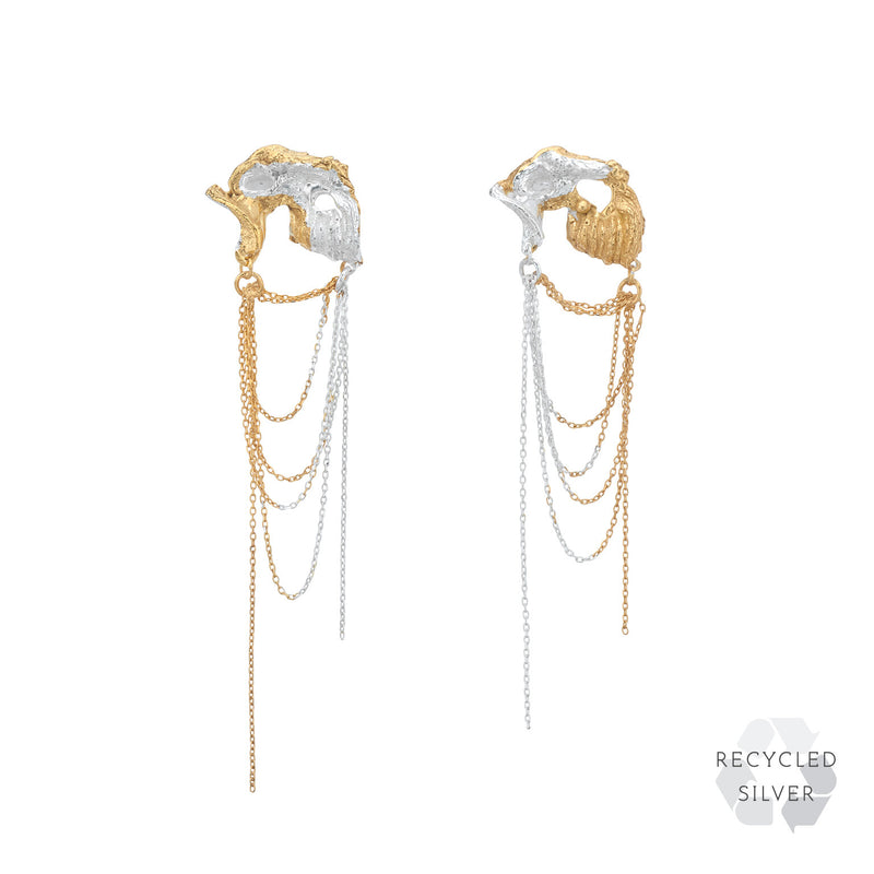 Orion Recycled Silver Earrings