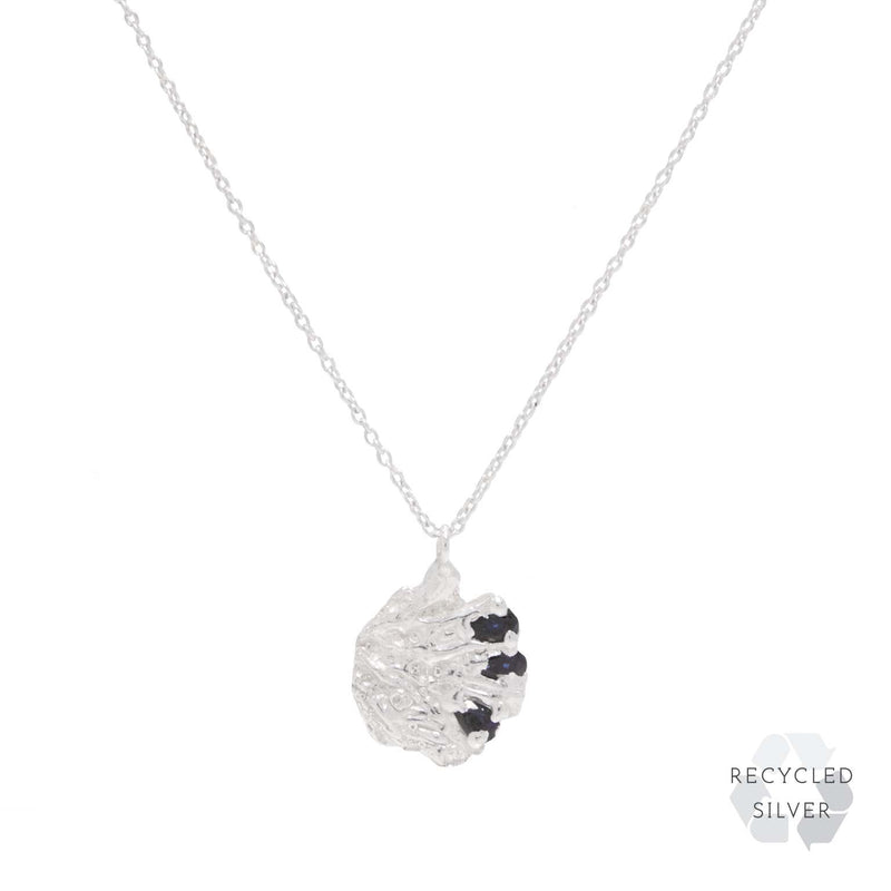 Shinzo Sapphire Argenti Recycled Silver Necklace