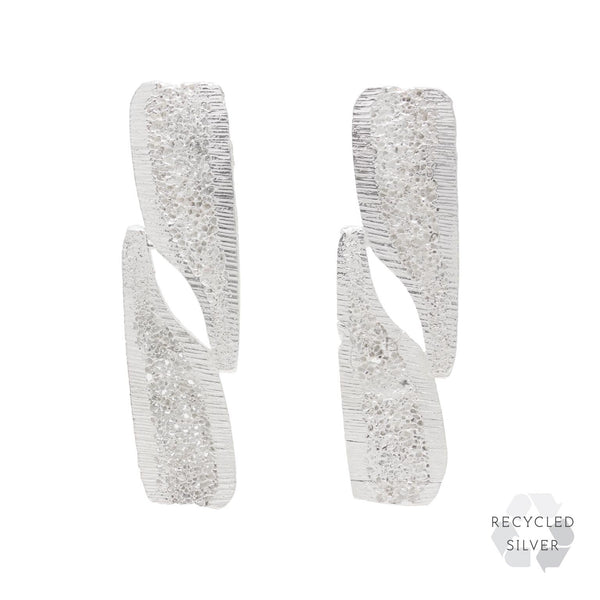 Siro Recycled Silver Earrings