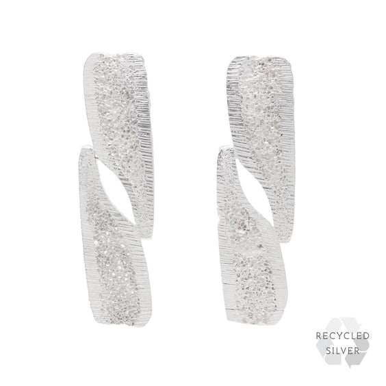 Siro Recycled Silver Earrings