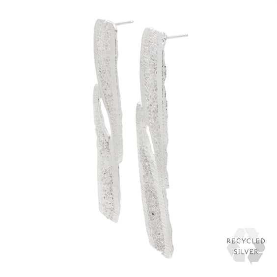 Siro Recycled Silver Earrings