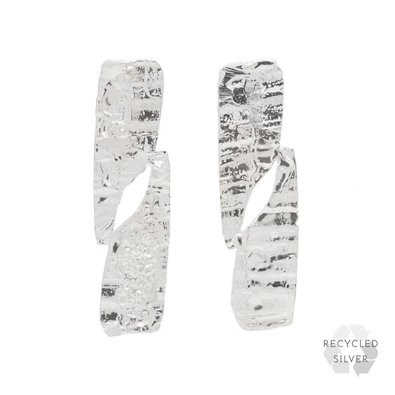 Siro Recycled Silver Earrings