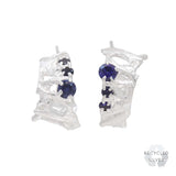 Tima Sapphire Argenti Recycled Silver Earrings