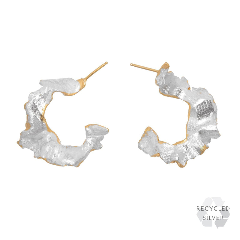 Reva Recycled Silver Earrings