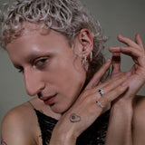 Ati Sapphire Argenti Recycled Silver Ring