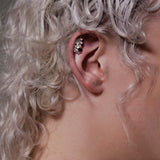 Cora Sapphire Argenti Recycled Silver Earrings