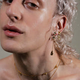 Naha Sapphire Recycled Silver Earrings