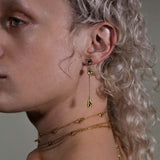 Naha Sapphire Recycled Silver Earrings