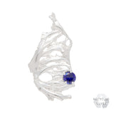 Zemra Sapphire Argenti Recycled Silver Earrings