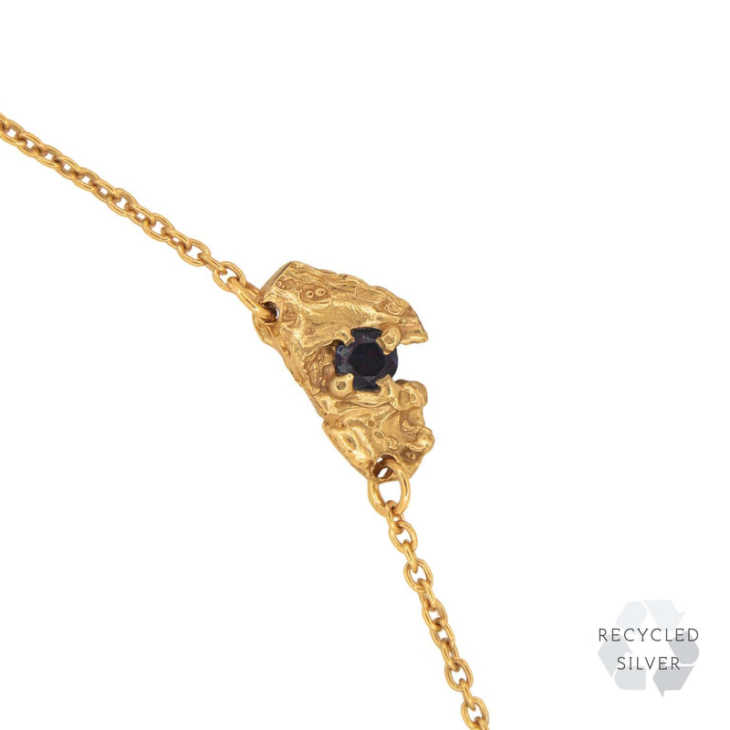 Ziyo Sapphire Recycled Silver Necklace