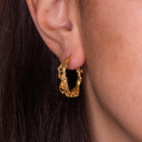Espo Gold Recycled Silver Earrings