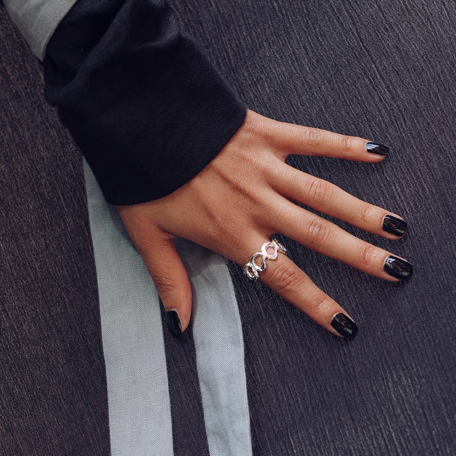 Melia Recycled Silver Ring